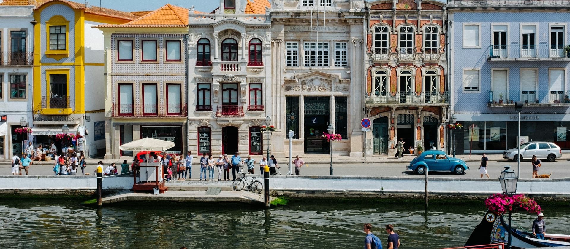 Uma vista de Aveiro.
