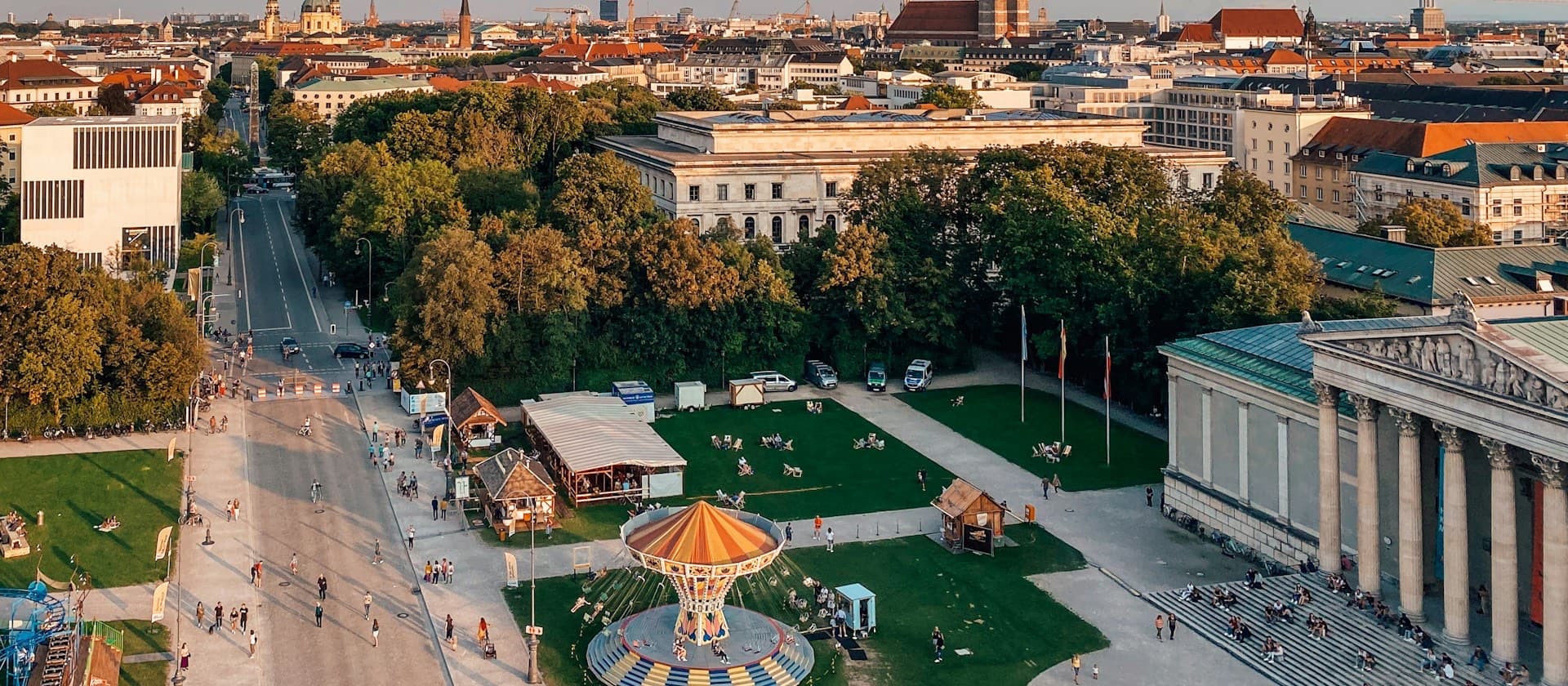 Ein Blick auf München.