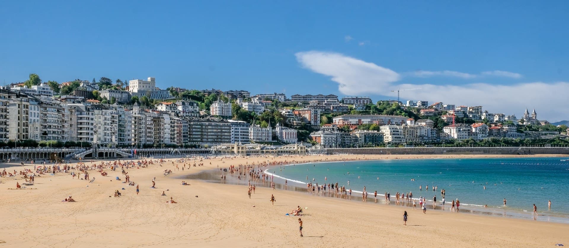 Vista de San Sebastián.