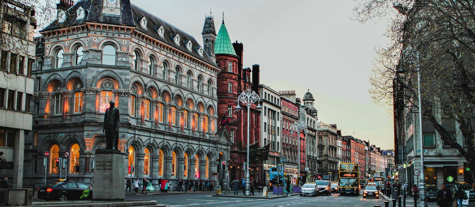 A view of Dublin.