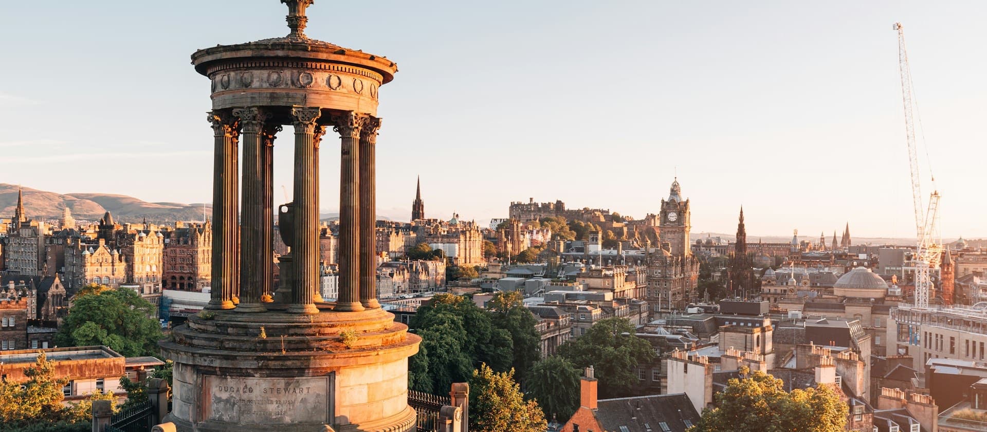 A view of Edinburgh.