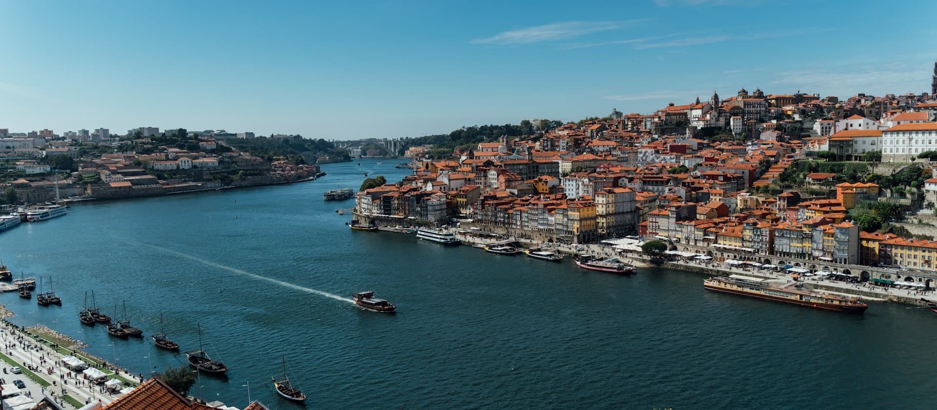 Uma vista de Porto.